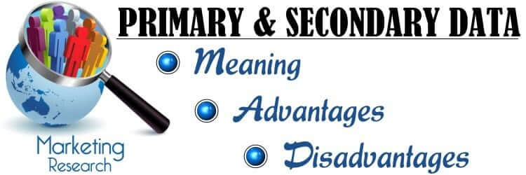 meaning of primary and secondary data in research