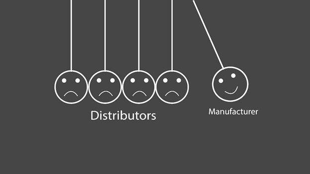 manufacturer should help distributor and provide optimistic support