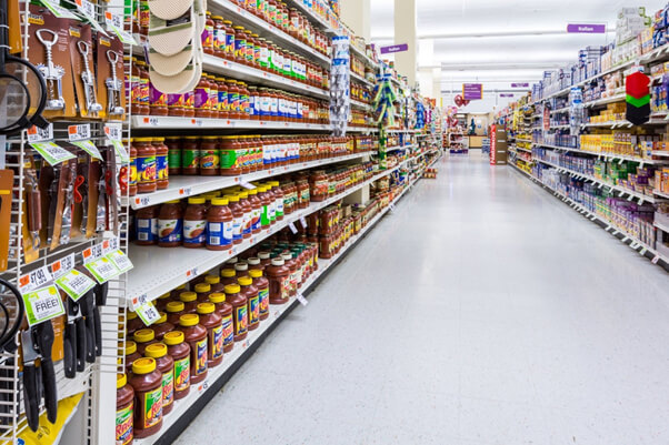 Image depicting a modern supermarket representing modern trade