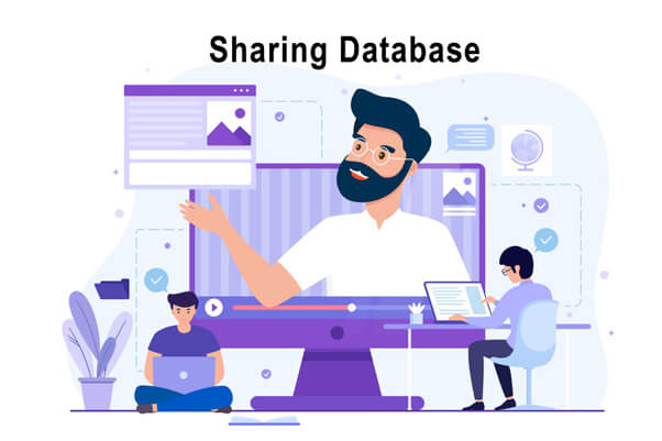 sharing database with clients