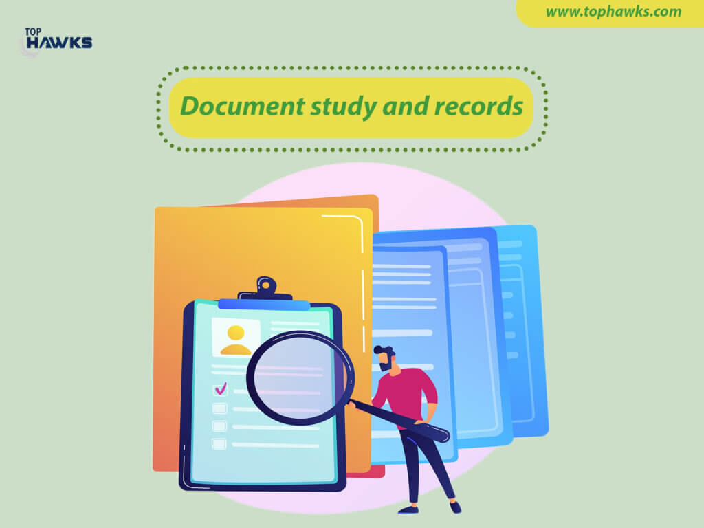 Image depicting Document study and records