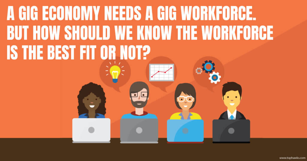 Gig economy platform connecting businesses and workers