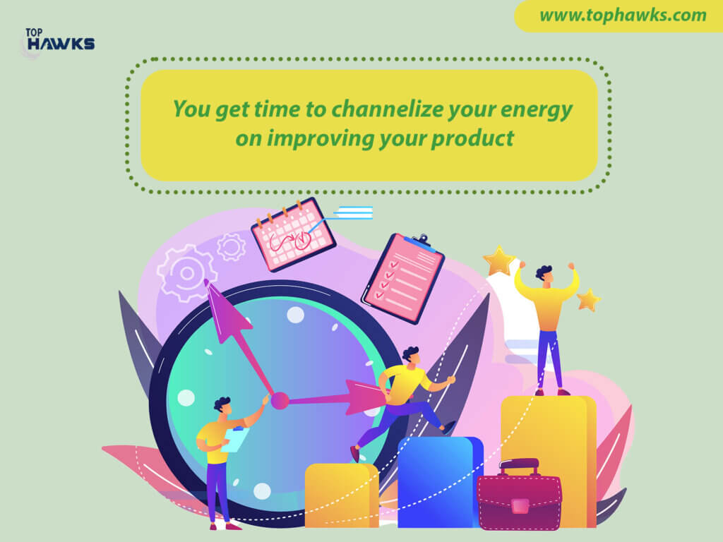Image depicting You get time to channelize your energy on improving your product