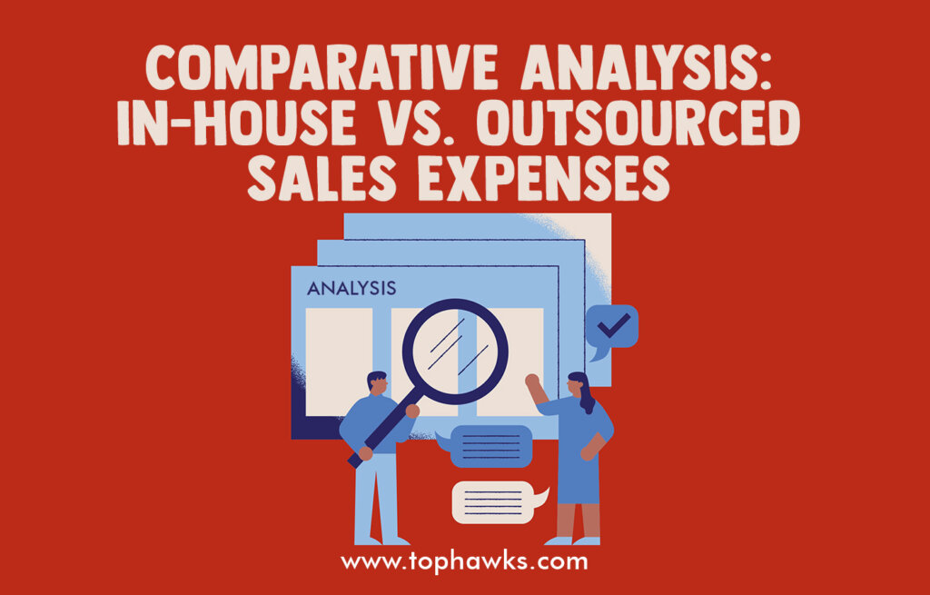 Image depicting Comparative Analysis In-House vs. Outsourced Sales Expenses