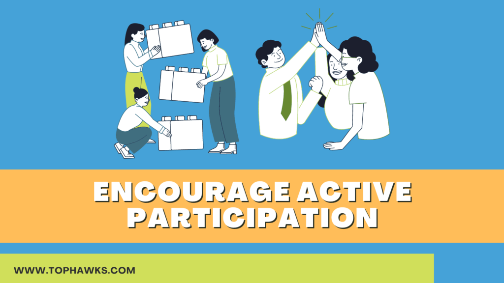 Image depicting Encourage Active Participation