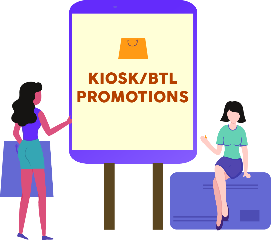 Kiosk-BTL Promotions agency in India