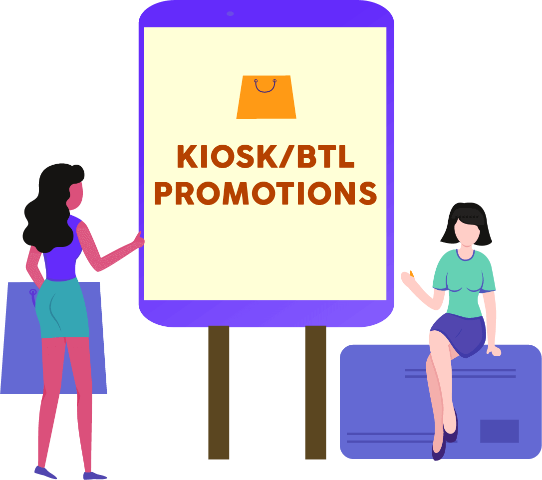 Kiosk-BTL Promotions agency in India