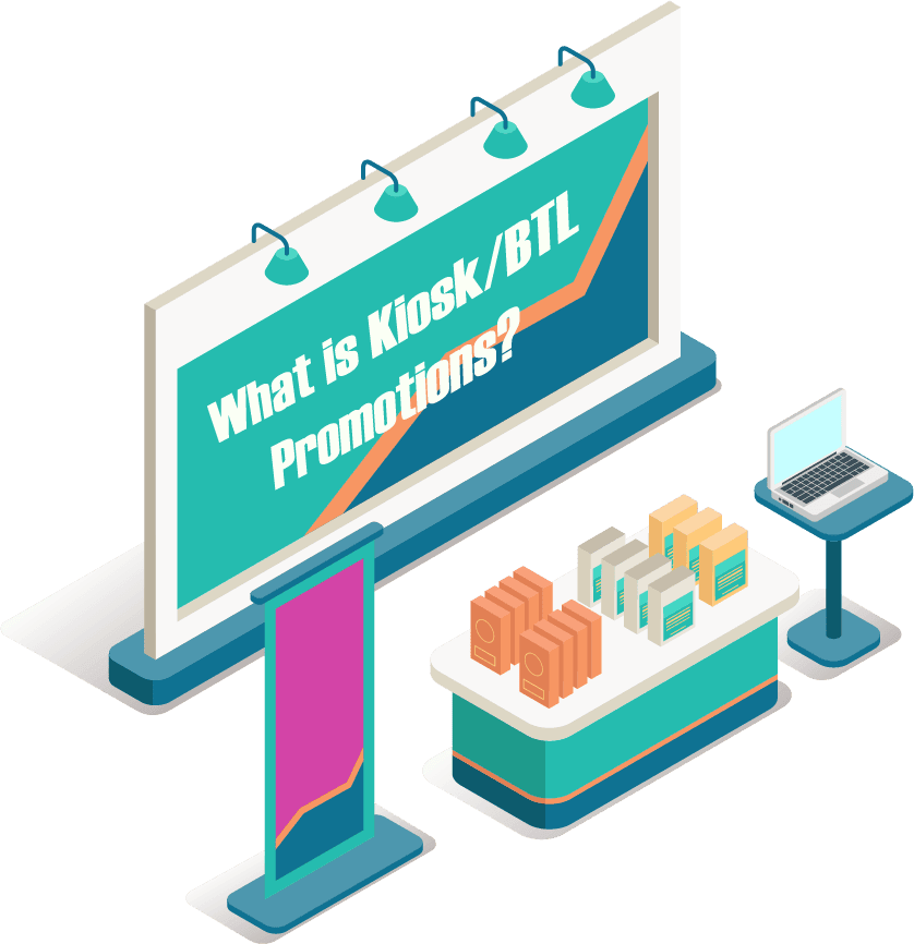 Kiosk and BTL promotions setup for marketing campaigns in India — TopHawks