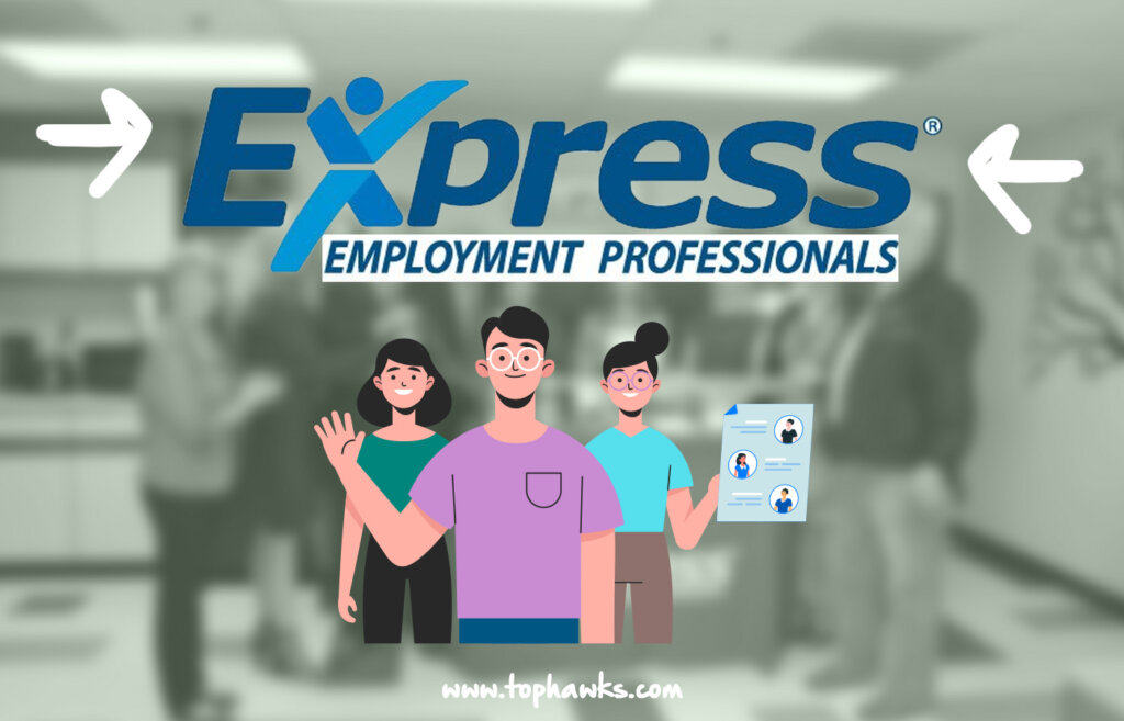 Image depicting the logo of express employment- The Top Staffing Services