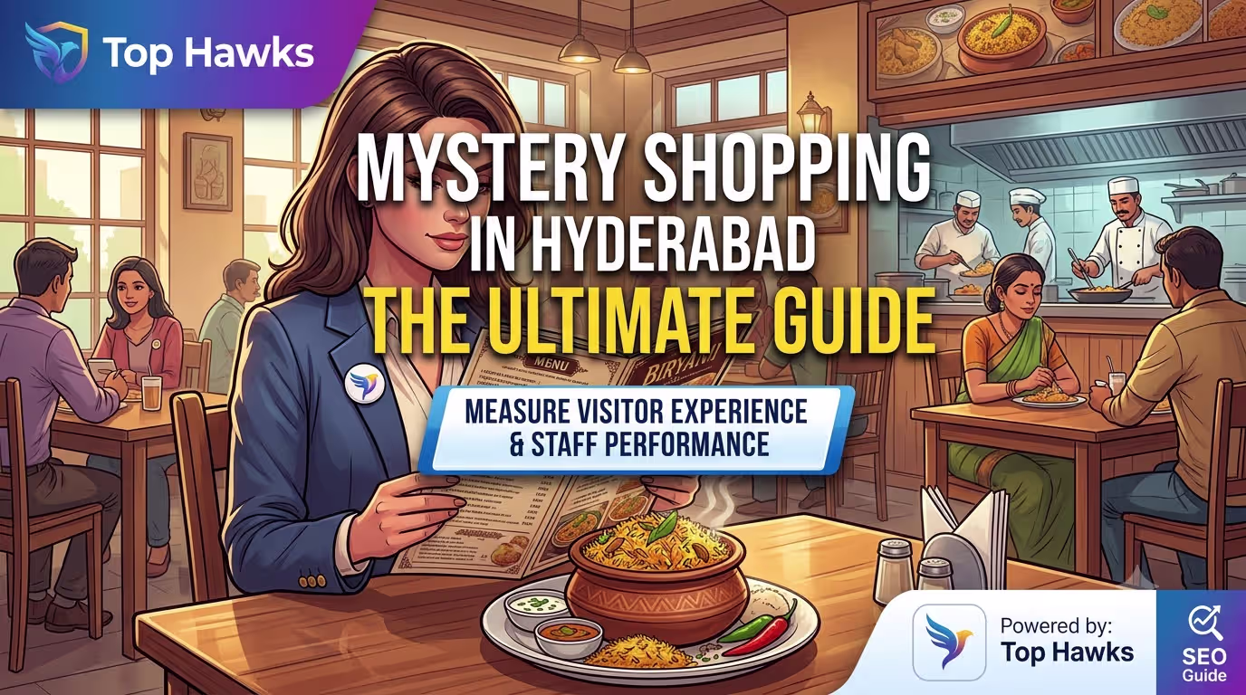 Mystery Shopping Company in Hyderabad | Mystery Audit — TopHawks Mystery Shopping Company in Hyderabad — TopHawks Audit
