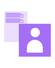 Customer-centric data collection icon