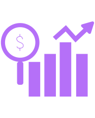 Data on trends, benchmarks, opportunities icon