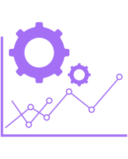 Personalized data for informed decisions icon